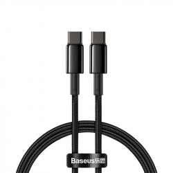 Baseus Tungsten Gold USB-C till USB-C kabel, 100W, 5A, 2m