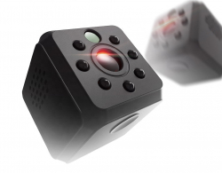 HD Infraröd spionkamera med mörkerseende, inbyggt batteri, demoex